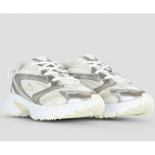 Lacoste Nizke superge L003 Neo Shot Silver Cream Pack Bela Slike