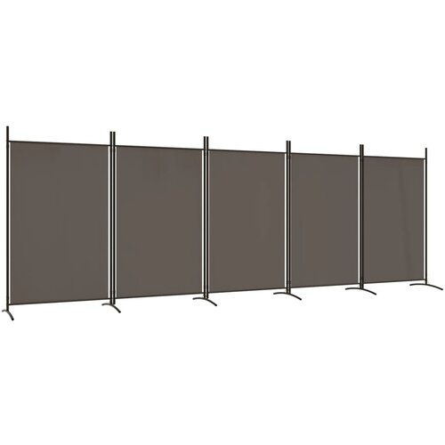 Maison Chic Paravan - Sobne pregrade 5-delni antraciten 433x180 cm blago, (22111797) Cene