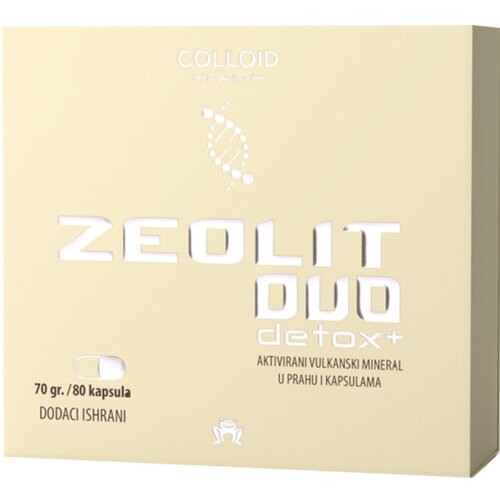 Koloid zeolit duo detox 70g + 80 kapsula Slike