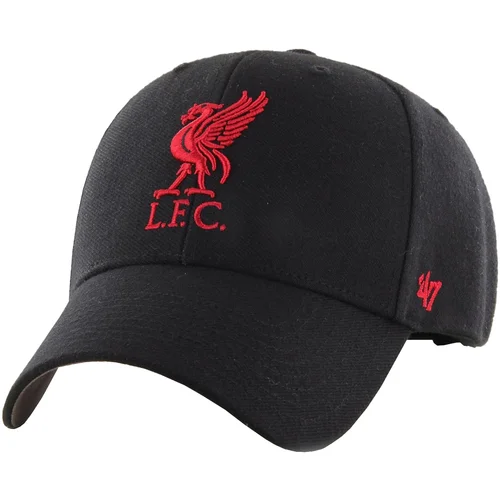 47 Brand Kape s šiltom MVP Liverpool FC Cap Črna