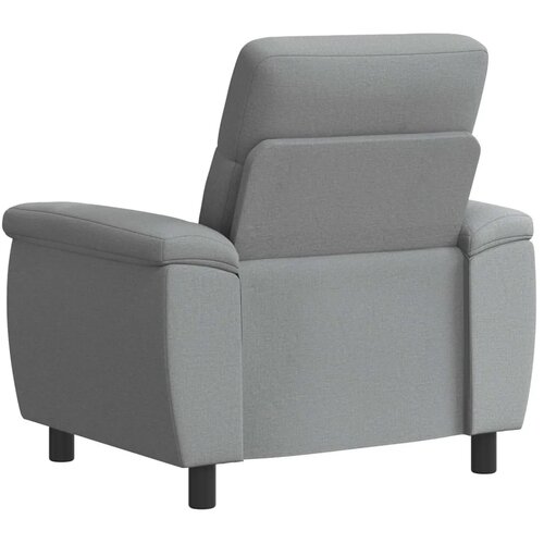 SOFA Svjetlosiva 95 x 90 x 95 cm Tkanina - Svjetlosiva 60 cm Slike
