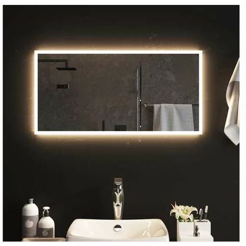  LED kopalniško ogledalo 80x40 cm