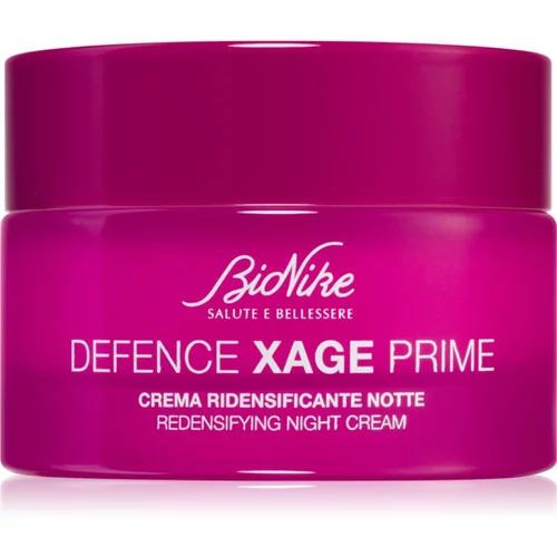 BioNike Defence Xage hranjiva krema za obnovu gustoće kože lica za noć 50 ml