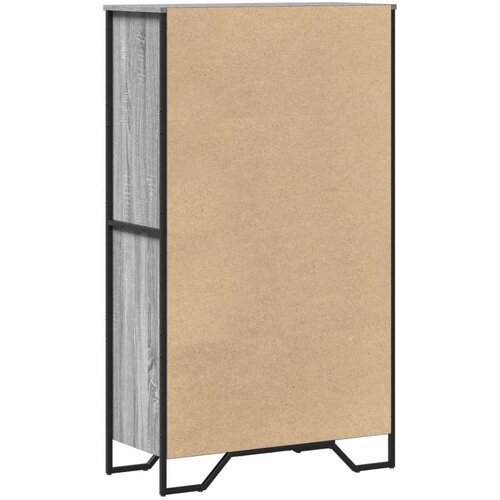 VidaXL Visoka komoda boja hrasta 79,5x35,5x137,5 cm konstruirano drvo Slike