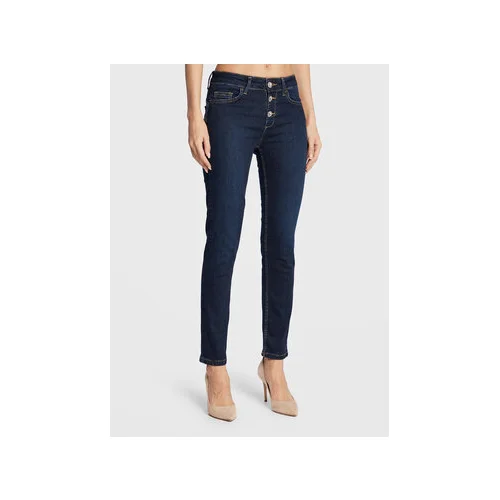 Liu Jo Jeans hlače UF2054 D4614 Mornarsko modra Skinny Fit