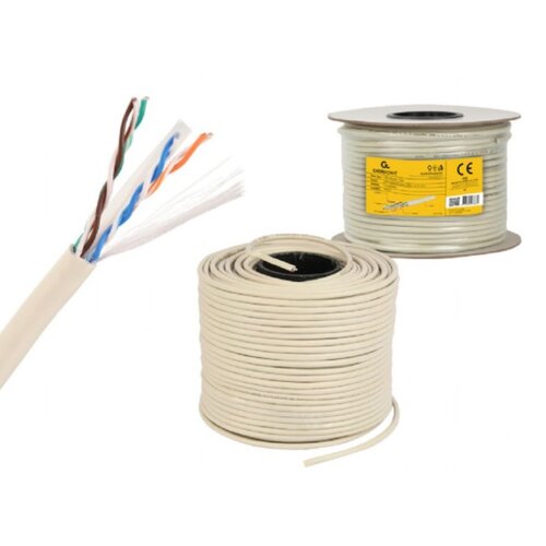 Gembird UPC-6004-L/100 UTP, cat.6, Indoor, licnasti, CCA, kotur 100m 2356 Slike