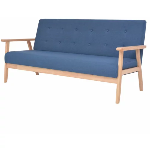  Kavč trosed iz blaga modre barve