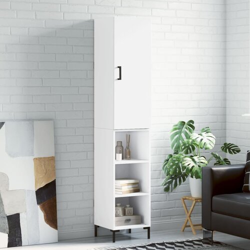 vidaXL Visoka komoda bijeli 34 5x34x180 cm od konstruiranog drva Cijene