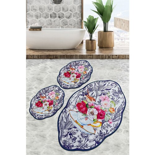  Birdie Lohal Djt Multicolor Bathmat Set (3 Pieces) Cijene