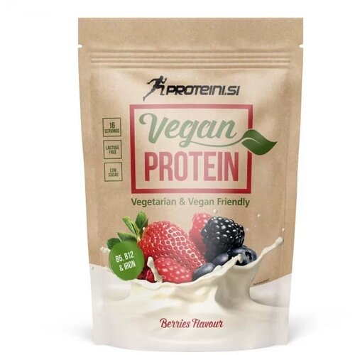 Proteini.si vegan protein 500gr, šumsko voće Cene