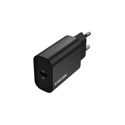 Canyon charger OnCharge 30CL Max Power 30W 1xPD EU Black ( CNE-CHA30CLB ) Slike