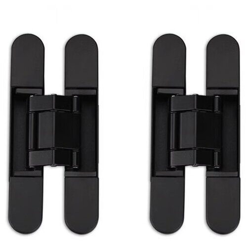 INF 2-pack skritih nevidnih vratnih tečajev črni, 3D nastavljivi, 40KG Black, (5000243333) Cene