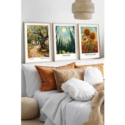 WALLXPERT Huhu531 - Višenamenska dekorativna slika u okviru (3 dela) 50 x 70 cm Cene