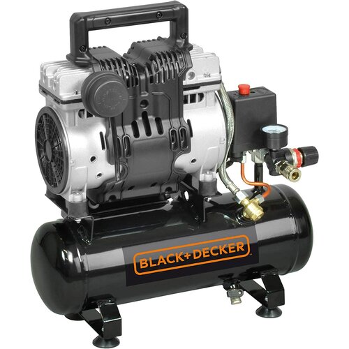 Black & Decker Črni in decker kompresor brez olja. 6L / 1km / 8Bar / 0,75kW / zelo tiho, (21372994) Cene