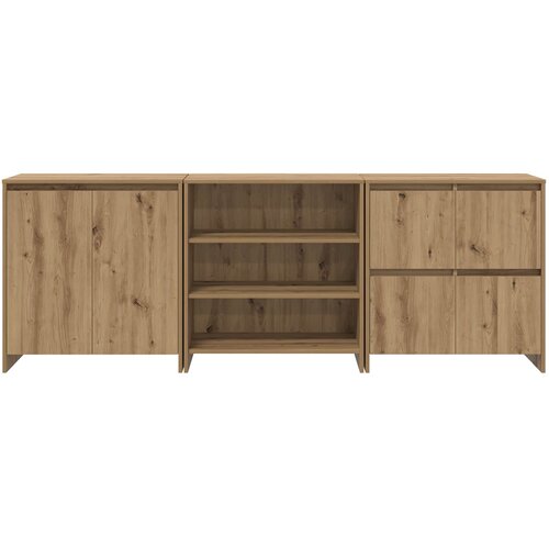  Kreveta s ladicama 3 pcs Umjetnički hrast 70 x 41 x 75 cm Slike