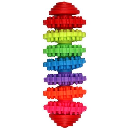 BESTA Igračka za pse Rainbow valjak, 13,5cm Slike