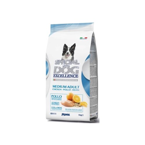Special Dog Excellence Hrana Za Pse, Piletina, Za Srednje Rase, 3kg Slike