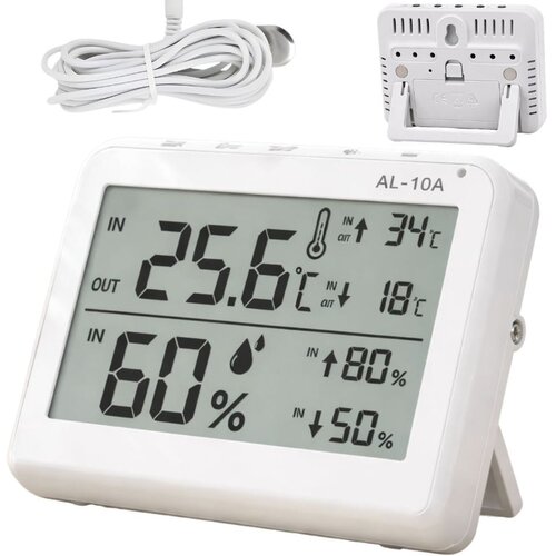  Digitalna vremenska postaja LCD termometer higrometer zunanji senzor Cene