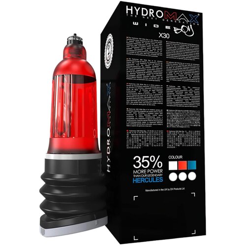 Bathmate Pumpica za penis Hydromax 7 Wide Boy X30, rdeča Slike