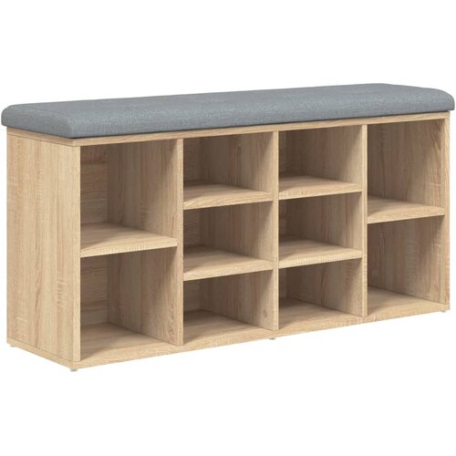  Klupa za cipele boja hrasta 102 x 32 x 50 cm konstruirano drvo Slike