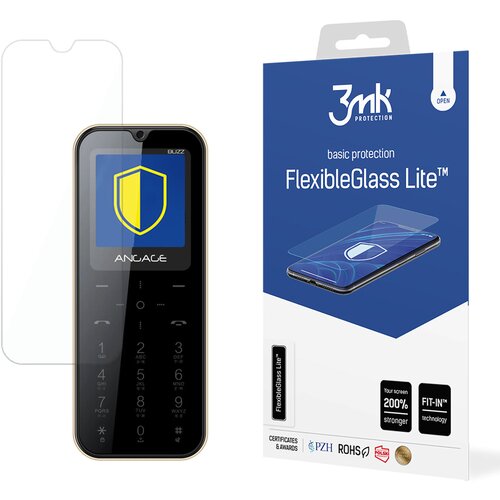 3mk ANGAGE BUZZ FLEXIBLEGLASS SOLID KALJENO STEKLO ZA TELEFON, (21977508) Slike