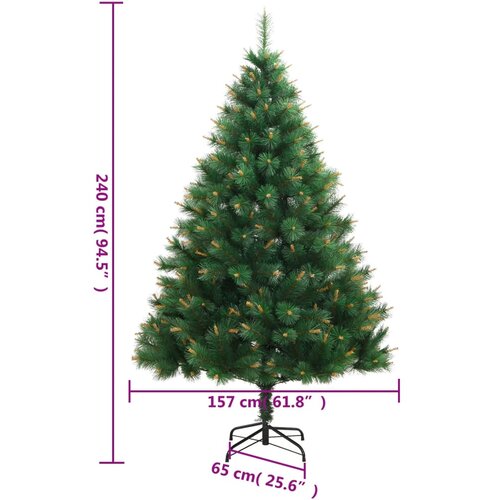  Umjetno božićno drvce sa &amp;scaron;arkama i stalkom 240 cm Slike