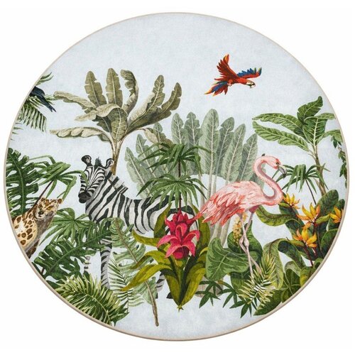 Mila Home Pralna otro&scaron;ka preproga &oslash;100 cm Jungle &ndash; Cene