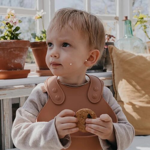 Bibs portikla za bebe overall blush, 6m+ Slike