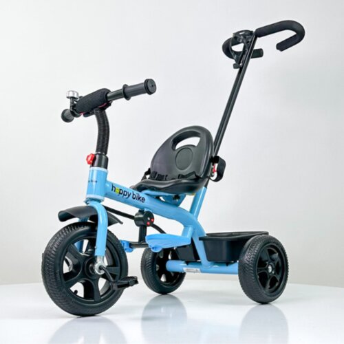 Tricikl sa ručkom Happybike 448 plavi Slike