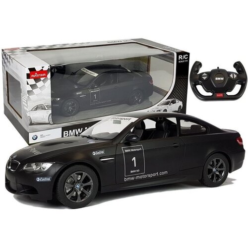 Rastar BMW M3 sportski automobil na daljinsko upravljanje RC crni 1:14 Slike