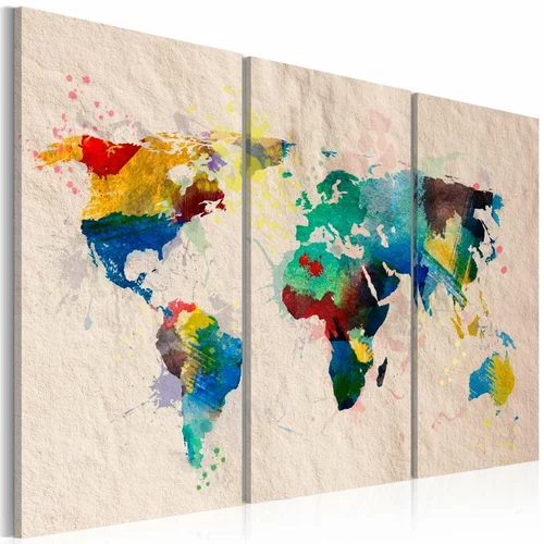  Slika - The World of colors - triptych 90x60