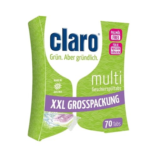 Claro eco tablete za strojno pranje suđa - multi - 70 komada Slike