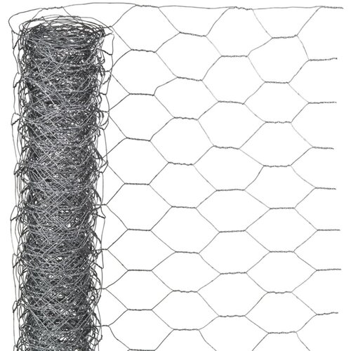Nature žičana mreža &amp;scaron;esterokutna 0,5 x 10 m 25 mm pocinčani čelik Slike
