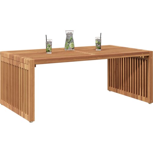 vidaXL stolić za vrt 90x49.7x36 cm od čvrstog drveta tikovina Cijene
