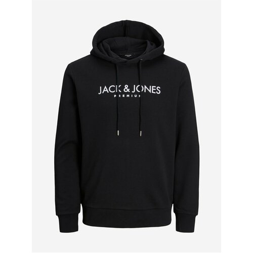 Jack & Jones Black Mens Hoodie Jake - Men Cene