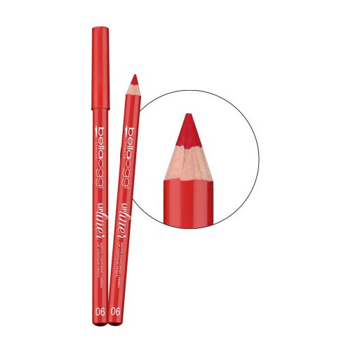 bellaoggi črtalo za ustnice - Lip Liner - Red Cene