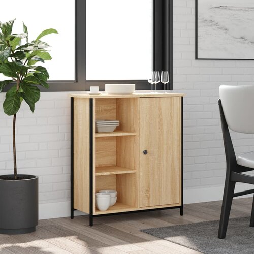 vidaXL Komoda sonoma hrast 70x30x80 cm inženirski les Cene