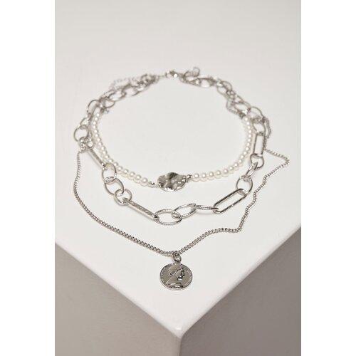 Urban Classics Ocean Layering Necklace - Silver Color Slike