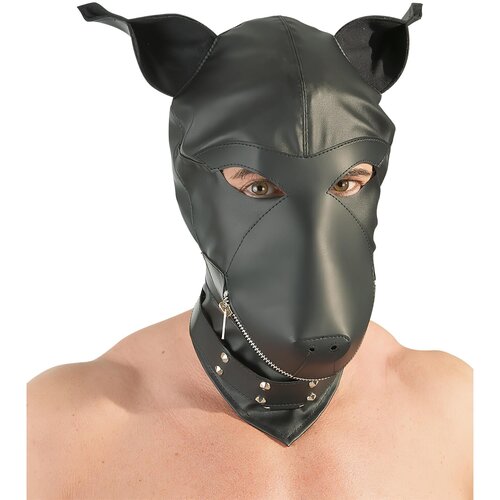 Fetish Maska za psa - crna (SL) Slike
