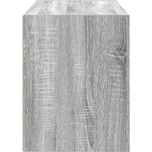  Ormarić s 2 ladice boja hrast 60x31x40 cm konstruirano drvo Siva Slike