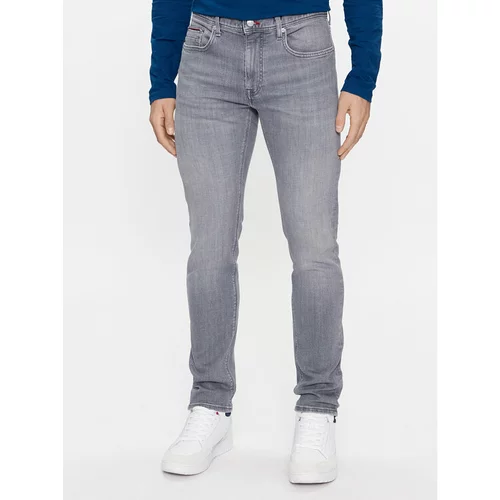 Tommy Hilfiger Jeans hlače Bleecker MW0MW32087 Siva Slim Fit
