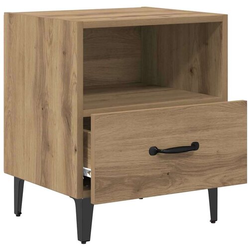 VidaXL Noćni ormar s ladicama 2 pcs hrast artisan 40 x 35 x 47.5 cm Slike