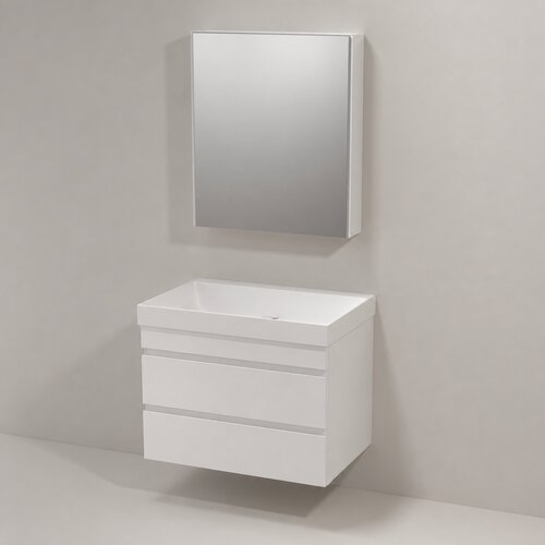 Kolpa San Naomi Set 60cm Bela (Ormarić sa umivaonikom + Ogledalo/ormarić) Cene