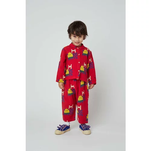 Bobo Choses Pižama za dojenčka rdeča barva