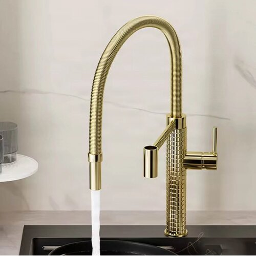 ELITE EDITION Kuhinjska pipa &amp;ndash; Dvignite svojo kuhinjo z eleganco pipe | Pipa za pomivalno korito KS1220 &amp;mdash; Krom Slike