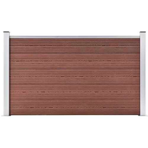 vidaXL Ograda WPC 180 x 105 cm smeđa Cene