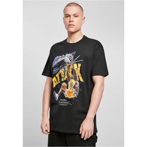 Mister Tee Black T-Shirt Attack Player Oversize Slike