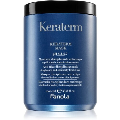 Fanola keraterm hranljiva in vlažilna maska za ravne in kemično obdelane lase 1000 ml Slike