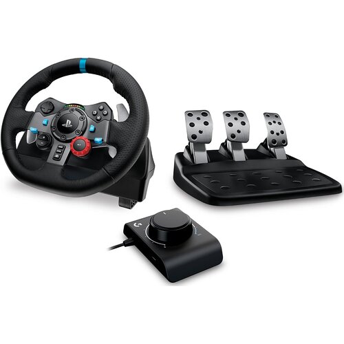 Logitech G29 Driving Force dirkalni volan s pedali in Racing adapter črne barve za PS5 &amp;amp; PS4 &amp;amp; PC Slike