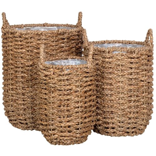 House Nordic Navlake za tegle u kompletu 3 kom od morske trave &amp;oslash; 31 cm Hue &amp;ndash; Slike